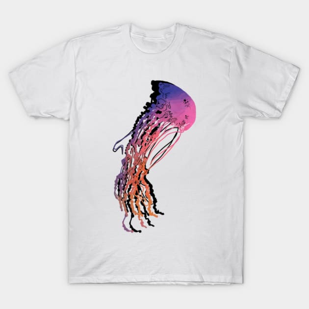 Jellyfish T-Shirt by JosetteKent